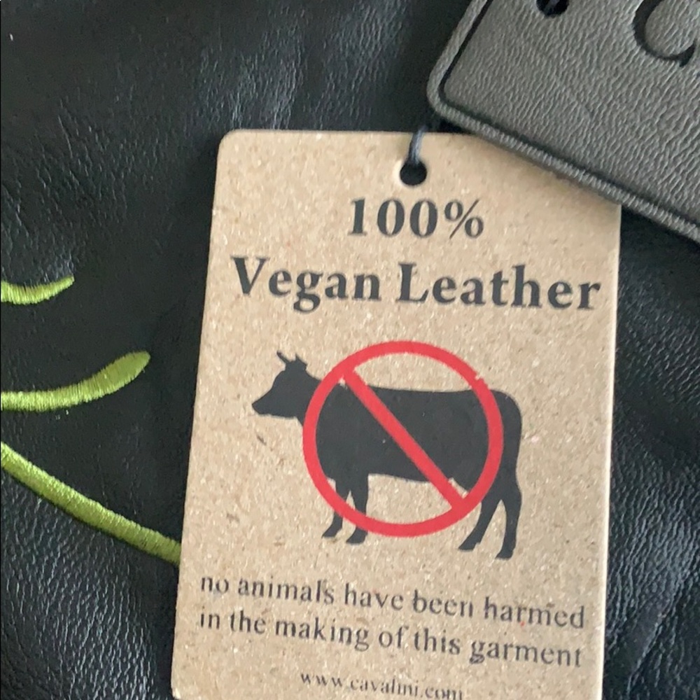 NWT Faux Leather Biker Jacket - Picture 8 of 10